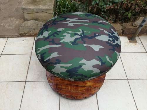 Awesome cable reel round seat.