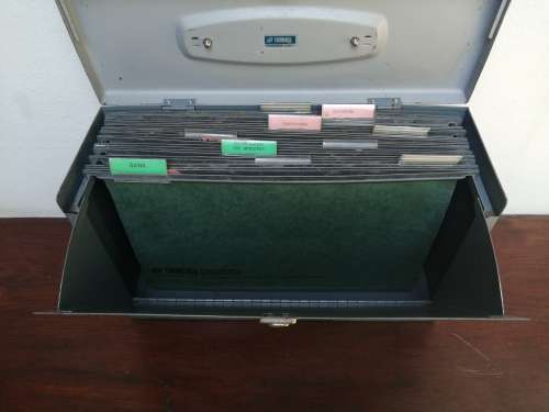 Awesome metal case accounts organizer.