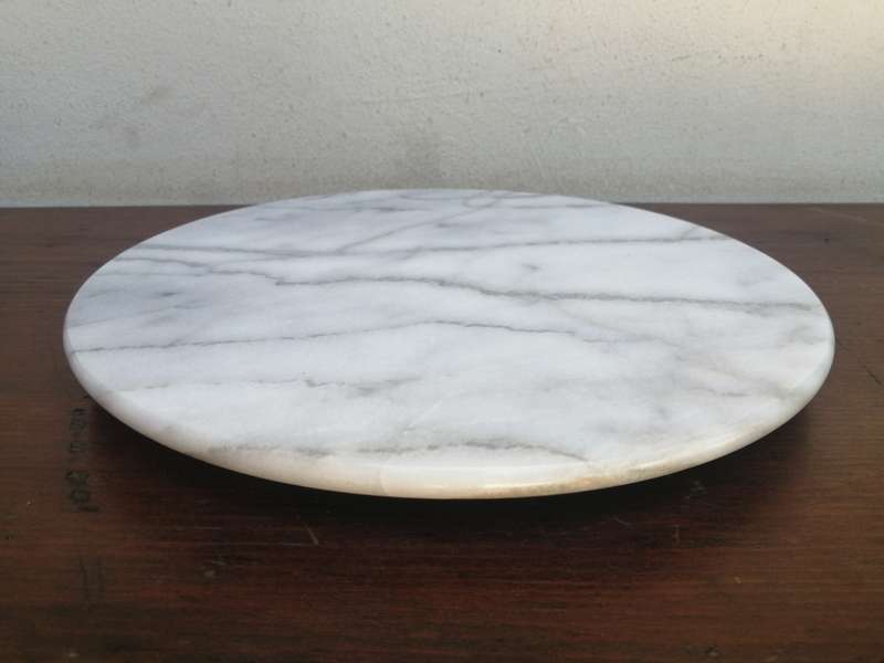 Lovely round marble lazy susan.