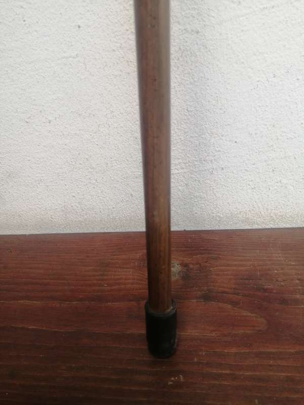 Solid brass duck head walking stick.