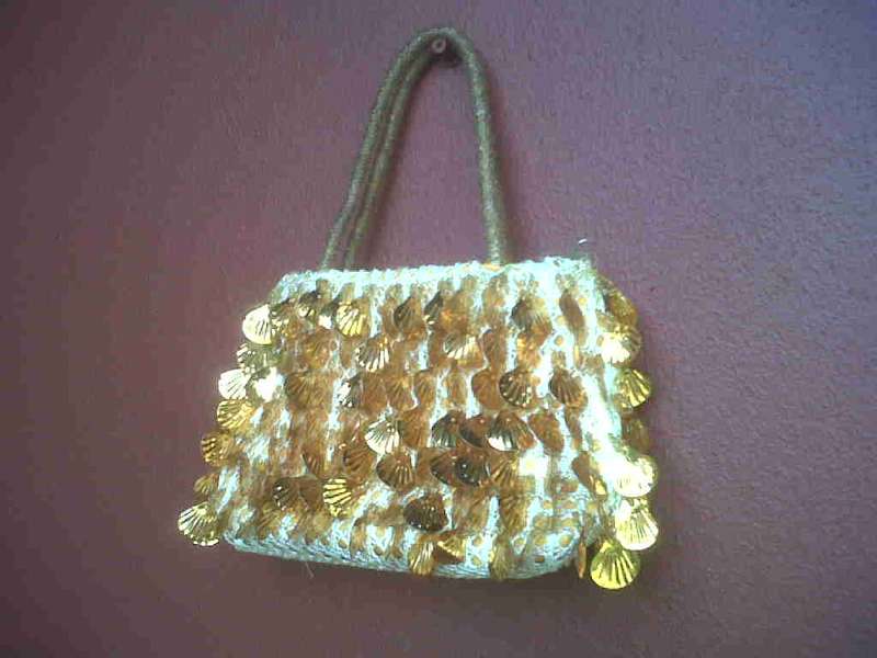 BEAUTIFUL OLD SEQUENCE BAG
