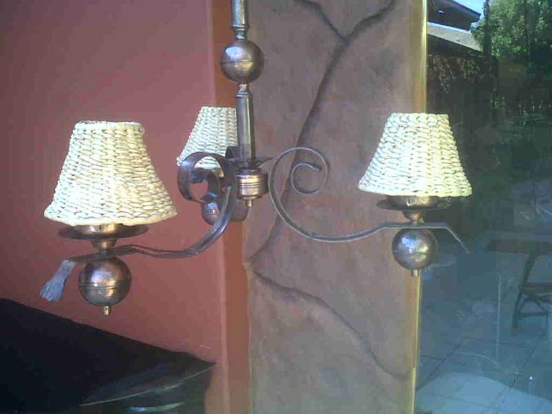 BEAUTIFUL WOODEN CHANDELIER