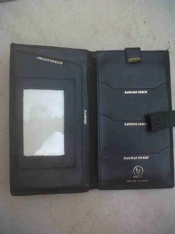 OLD ELEPHANT HIDE WALLET