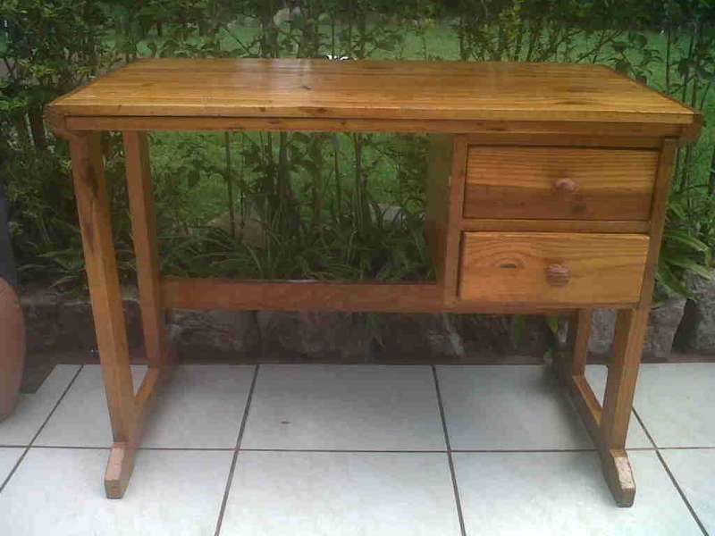 OLD SOLID PINE DESK