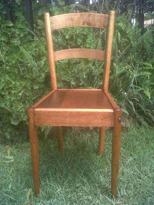 Old oak desk chair.