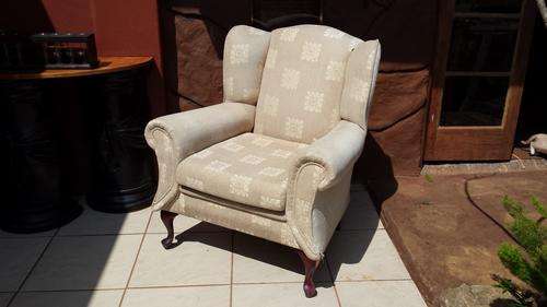 Lovely wingback chair.