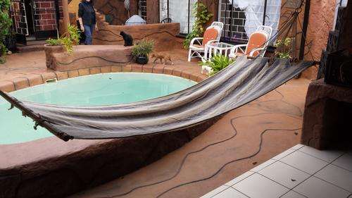 Comfortable, relaxing hammock.