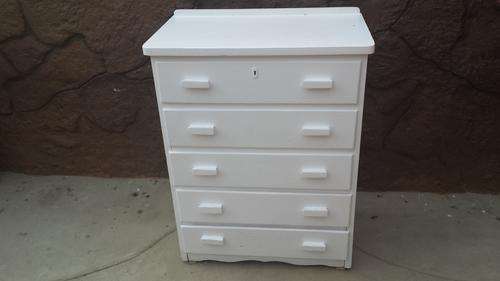 Old painted chest of drawers.