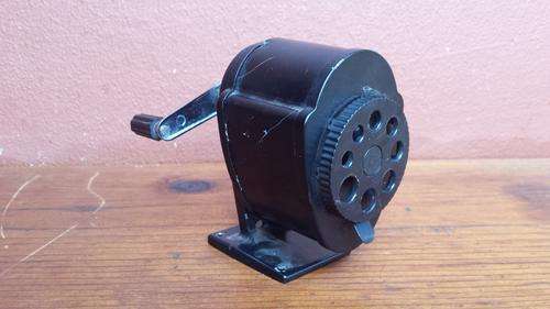 Old black pencil desk sharpener.