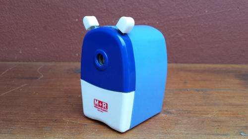 M & R pencil sharpener.