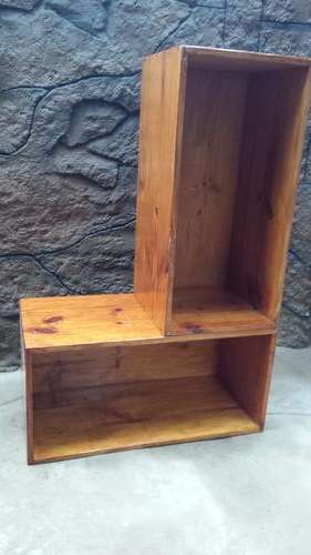 Pair of large old pine boxes.