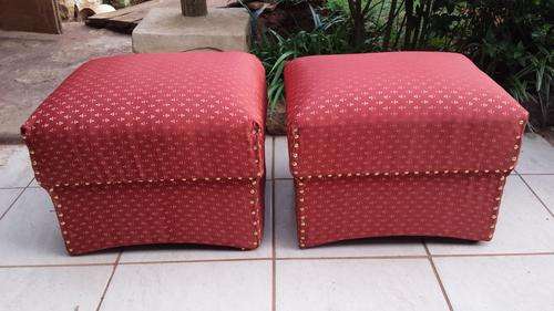 Beautiful pair of paddd stools.