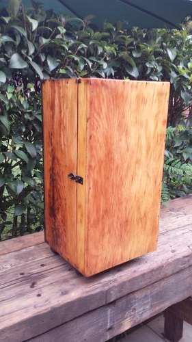Stunning oak filing box.