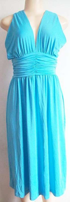 elegant blue dress