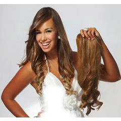 Stunning clip in extensions 60cm 1pc full head Jessica Simpson's type ~wavy~