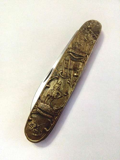 Boxed set of Eendracht Maakt Macht ZAR / OFS Pocket Knives and a Letter Opener