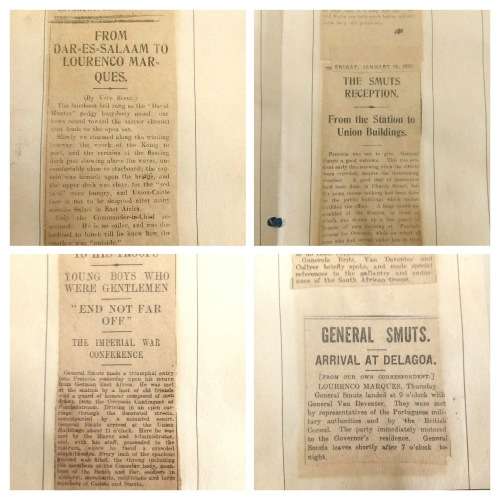 General Smuts in German East Africa: East African Campaign (World War I)