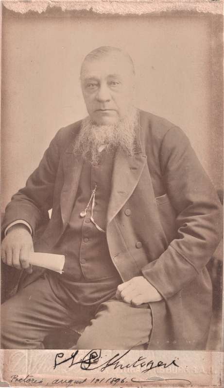 Signed Studio Photograph of President S.J.P. (Paul) Kruger