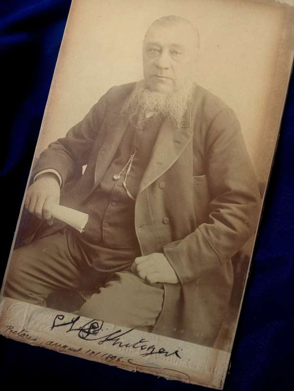 Signed Studio Photograph of President S.J.P. (Paul) Kruger