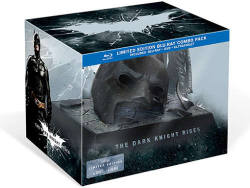 THE DARK KNIGHT RISES Blu-Ray - Limited Broken Cowl Edition