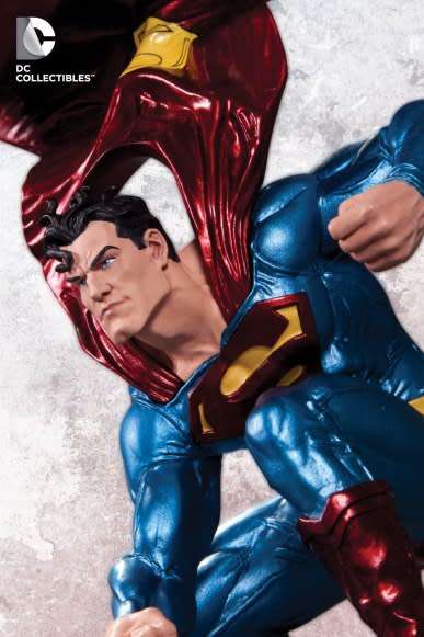 SUPERMAN THE MAN OF STEEL STATUE BY LEE BERMEJO