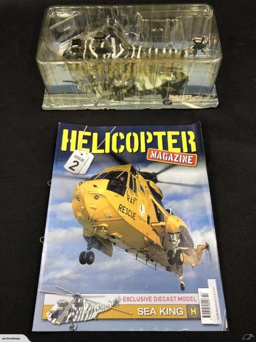 Amercom 1:72 Scale Die Cast - Helicopter collection and magazine