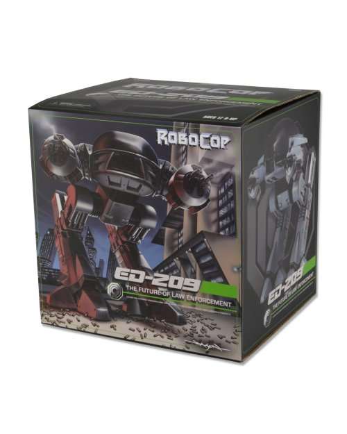 NECA Robocop ED-209 Figure with Sound with regular and battle damage Robocop figures