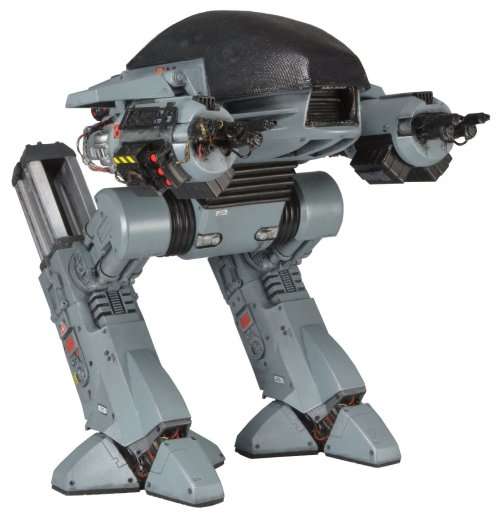 NECA Robocop ED-209 Figure with Sound with regular and battle damage Robocop figures