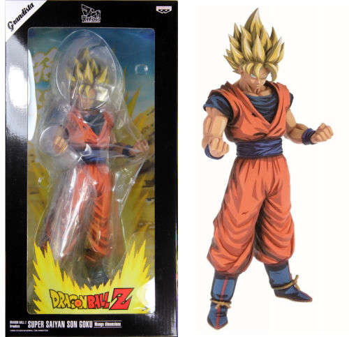 Grandista (2 Pack) - Super saiyan vegeta and Super Saiyan Goku and 10 DBZ Figures