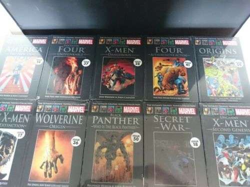 THE Complete (+100) - Ultimate Marvel Graphic Novel Collection with +50 eaglemoss Marvel Figurines