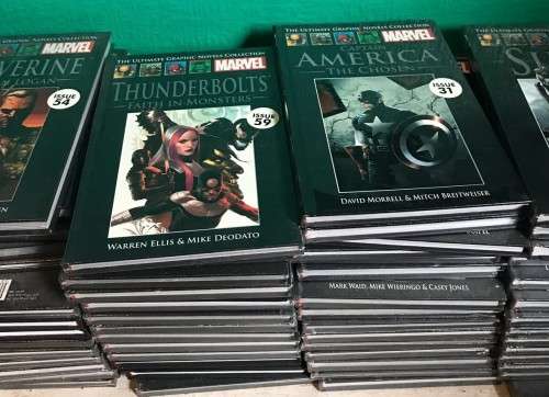 THE Complete (+100) - Ultimate Marvel Graphic Novel Collection with +50 eaglemoss Marvel Figurines