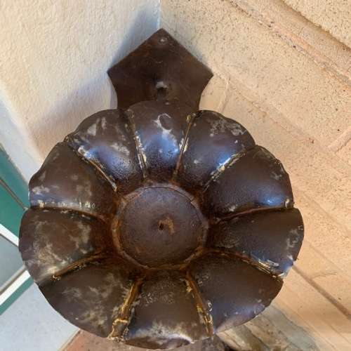 Antique Arabic hand made candle holders from Casablanca circa mid 1800s