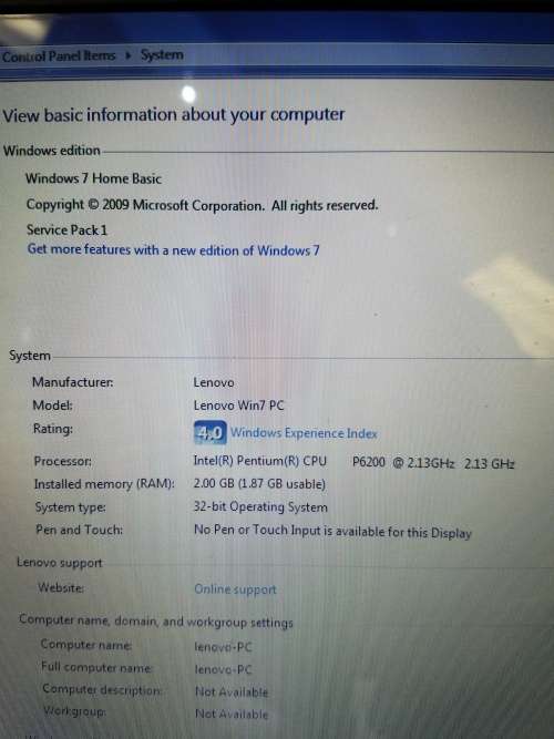 Lenovo G560