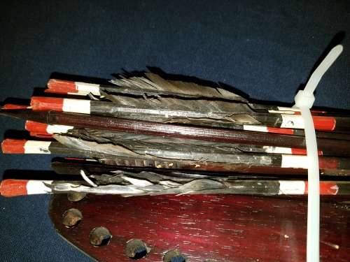 Balinese Hand made Blow Dart + Bow and Arrows set