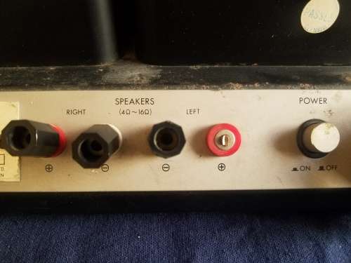 JVC M-3030 DC Stereo Power Amplifier + Pre-Amp + Sony Quadrophonic speakers