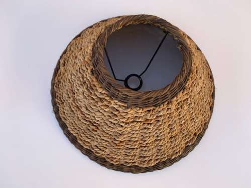 2x Hand Crafted "Mandjie" Lampshades