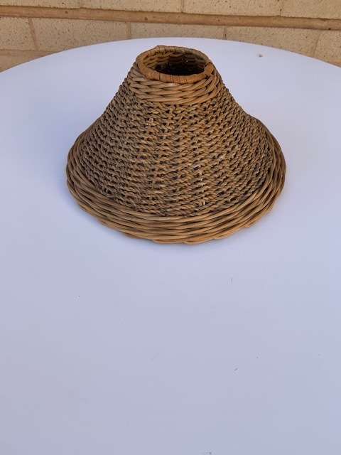 2x Hand Crafted "Mandjie" Lampshades