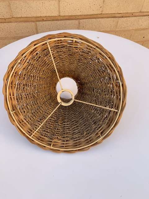 2x Hand Crafted "Mandjie" Lampshades