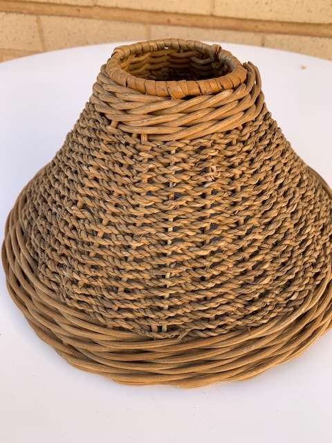 2x Hand Crafted "Mandjie" Lampshades