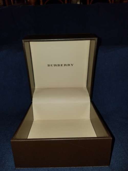 Burberry Leather Mens Jewellery box/Watch Box