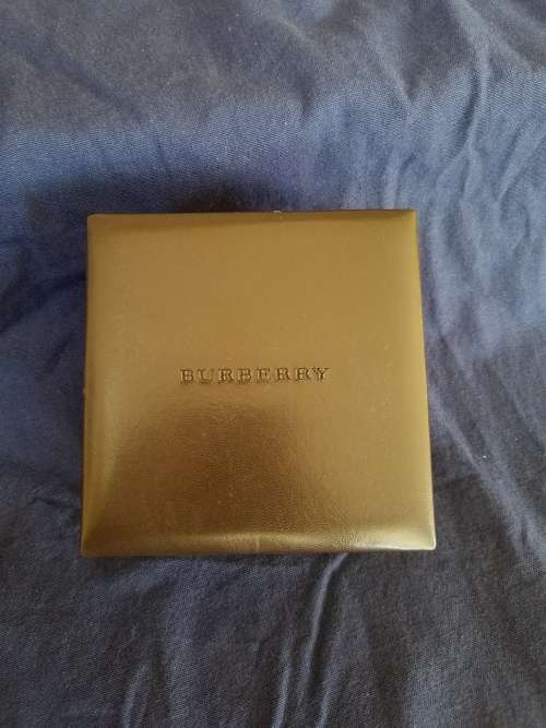 Burberry Leather Mens Jewellery box/Watch Box