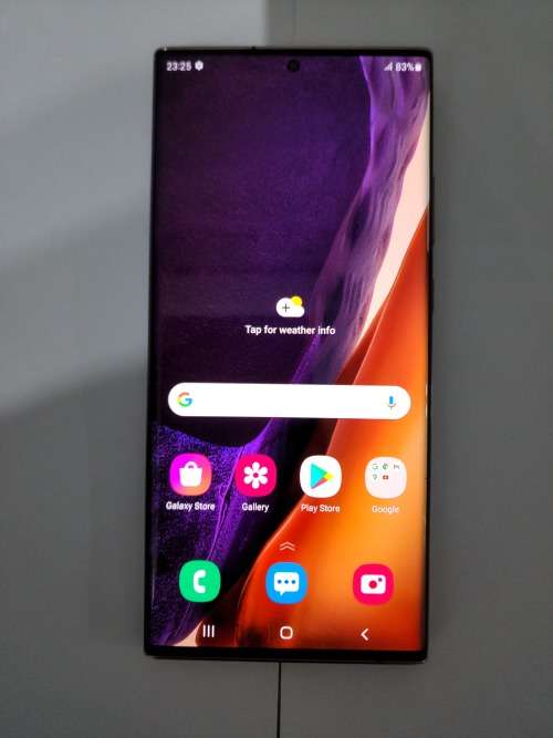Note 20 Ultra[Mystic Bronze Colour][Tiny Dot On Screen,Small Crack By Camera But Phone Works 100%]