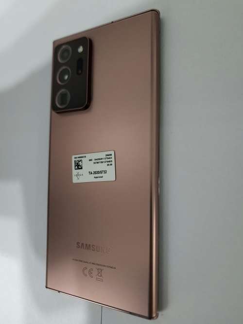 Note 20 Ultra[Mystic Bronze Colour][Tiny Dot On Screen,Small Crack By Camera But Phone Works 100%]