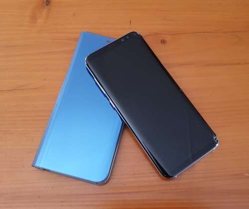 Samsung S8+ Plus 64GB (Orchid Grey) *** FREE Original Samsung Clear View Standing Cover