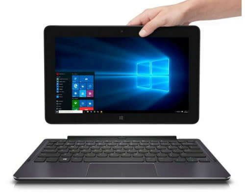 DELL 2-IN-1 CONVERTIBLE *** 4TH GEN CORE i3, 4GB RAM, 128GB SSD, 10.8" TOUCH SCREEN *** VENUE 11 PRO