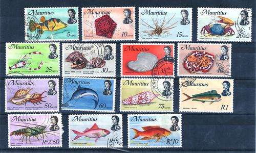 MAURITIUS - QEII - DEFINITIVES PER SCAN