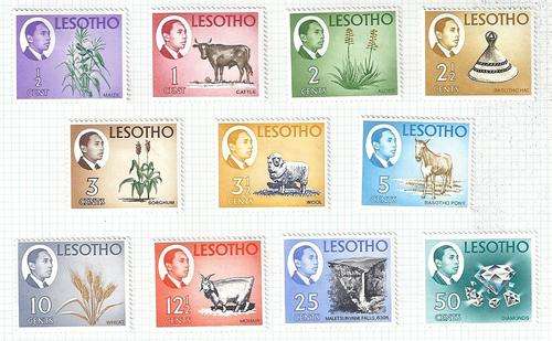 LESOTHO DEFINITIVES TO 50c