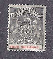 1890/94 Definitive Coat of Arms issue - 4/- Gray & Vermillion