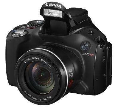Canon PowerShot SX40 HS 12 MP Digital Camera, 35x Zoom, 2.7" Vari-angle LCD