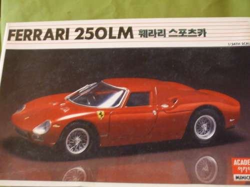 Ferrari 250LM 1/24 kit by Minicraft